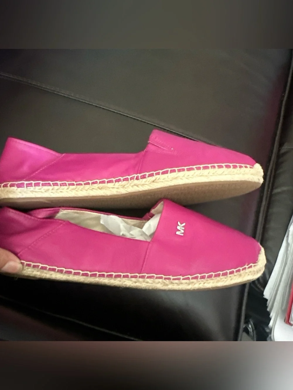 Michael Kors fuchsia soft sole